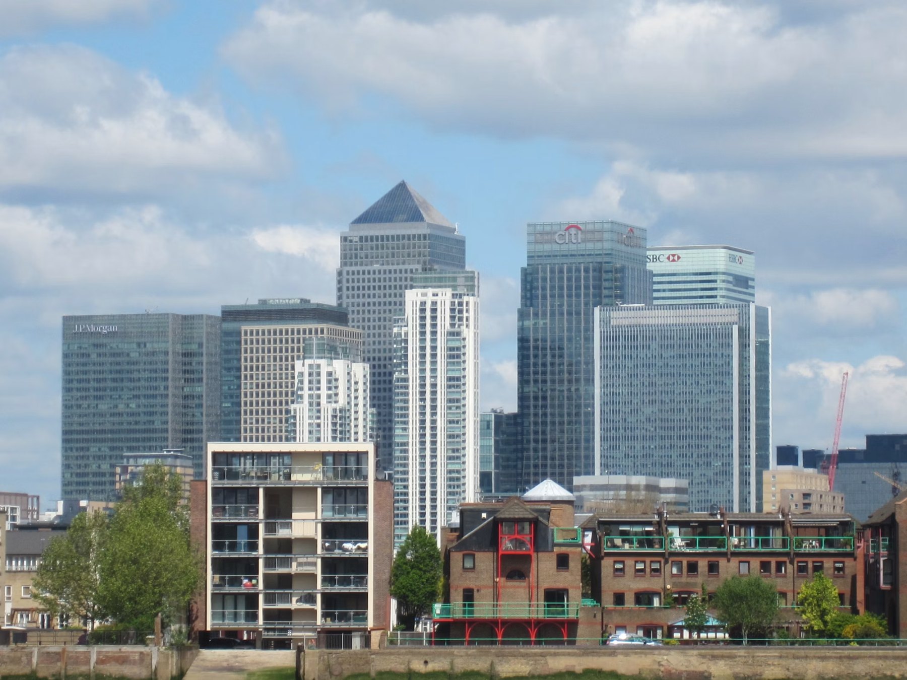 Canary Wharf, London, the firm's United Kingdom market